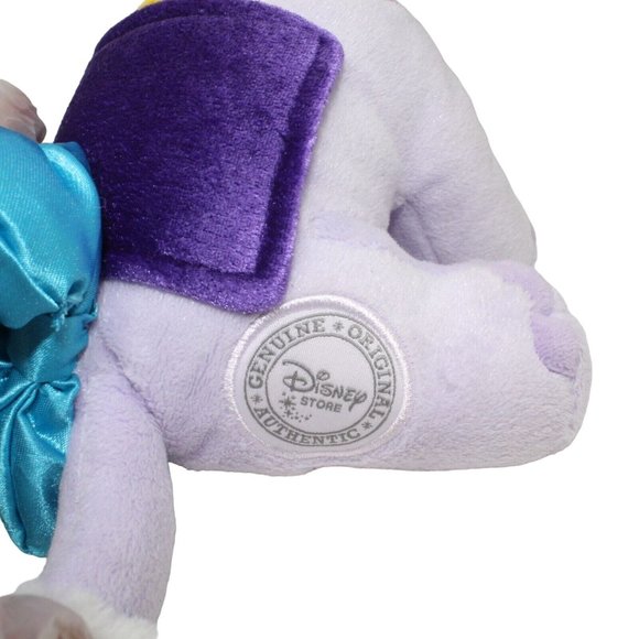 Disney Store Palace Pets Taj Purple Elephant 13" Jasmine's Plush Toy Stuffed - Picture 5 of 6